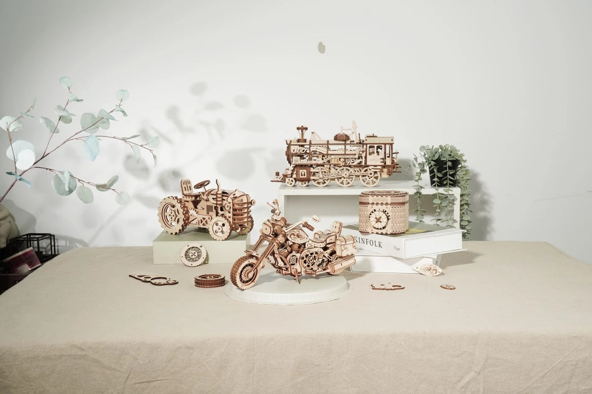 420 Piece Building Block Kit For DIY Wooden Models For Children