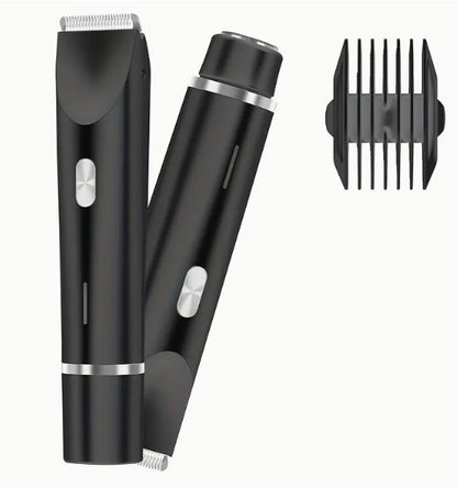 2 In 1 Hair Remover Women's Double Head Shaver Private Pubic Hair Trimmer Electric Razor Wet Dry Electric Body Hair