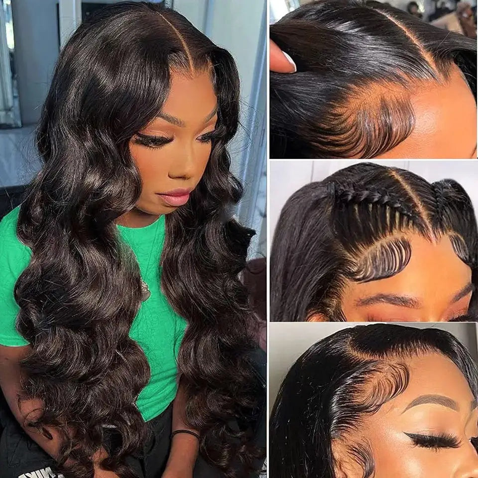 Wig Human Hair Body Wave Lace Front Wigs Glueless Hd Lace Frontal Wigs