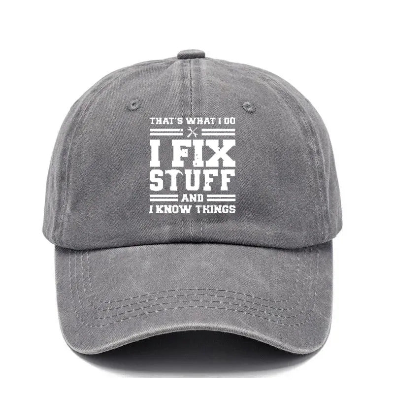 Washed Print Denim Baseball Cap Retro Versatile Soft Top Hat