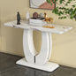 Modern Simple Glossy White Rectangular Counter Bar Table MDF 47.24 x