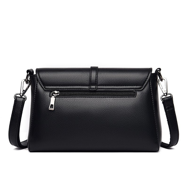 Casual PU Microfiber Leather Single Shoulder Crossbody Bag