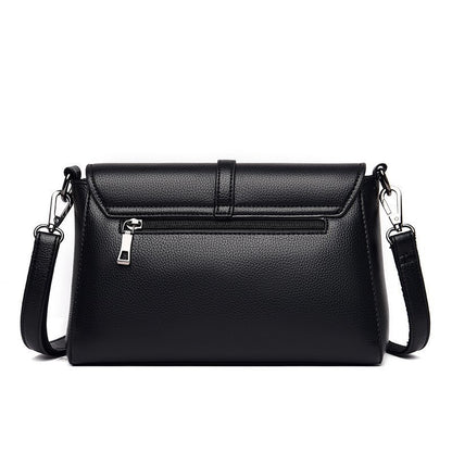 Casual PU Microfiber Leather Single Shoulder Crossbody Bag