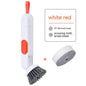 Multi-Functional Long-Handle Liquid-Filled Cleaning Brush Washing Up Brushes With Liquid Dispenser Two Replacement Heads For Kitchen Cleaning Brush Gadgets