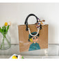 DIY Paper Bag Hand-painted Calligraphy Material Kit Large-capacity Handbag