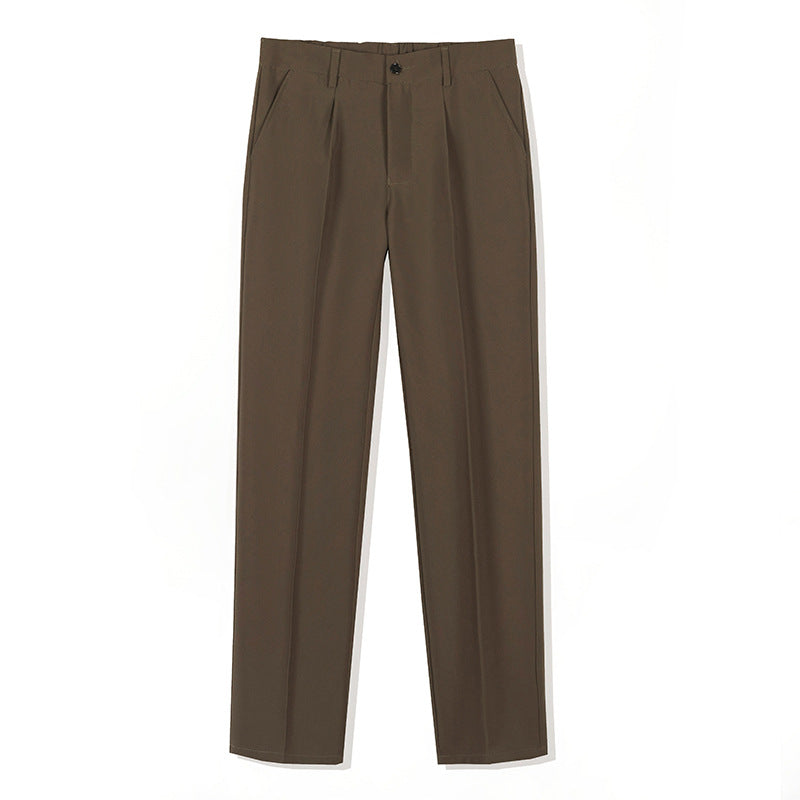 Straight-leg Men's High-end Slim-fit Versatile Casual Pants