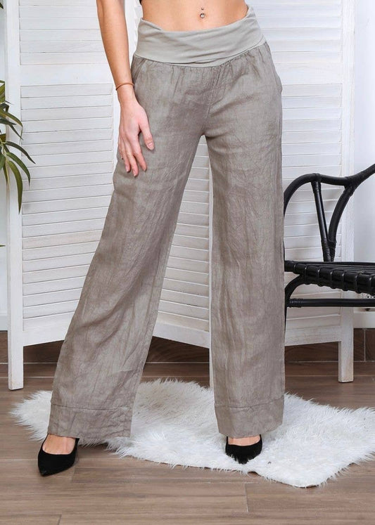 Linen pants for women - 100% pure linen clothing