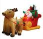 Christmas LED Lights Glowing Santa Tree Snowman Inflatable Doll Outdoor Yard Garden Decor