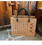 DIY Paper Bag Hand-painted Calligraphy Material Kit Large-capacity Handbag