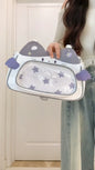 Cartoon Crossbody Owl Pin Girl Casual Versatile Tote Bag